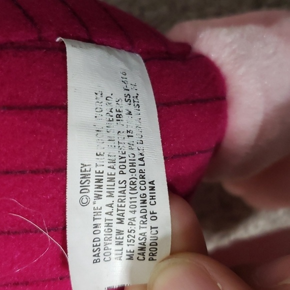 Vintage disneyland walt disney world  winnie the pooh piglet stuffed animal - Picture 9 of 9